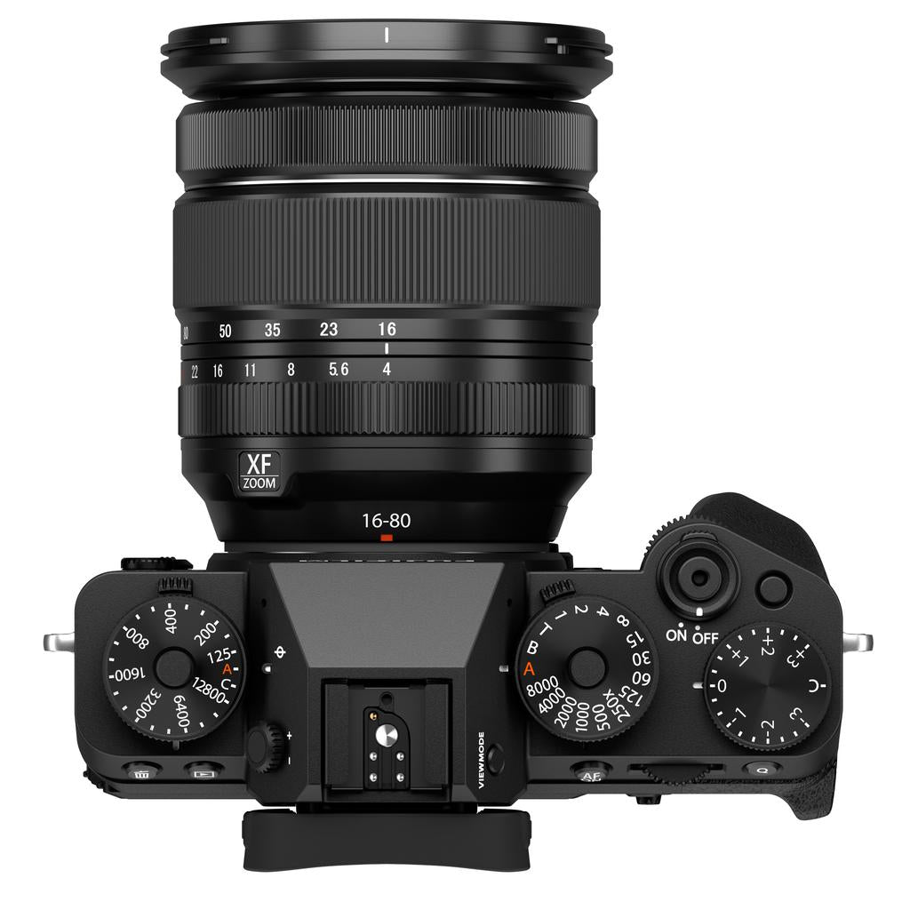 FUJIFILM X-T5 Mirrorless Digital Camera with 16-80mm Lens Kit - 40MP APS-C Sensor, 5-Axis IBIS, 4K Video, Black | Perfect for Travel Photography, Vlogging & Street Shooting