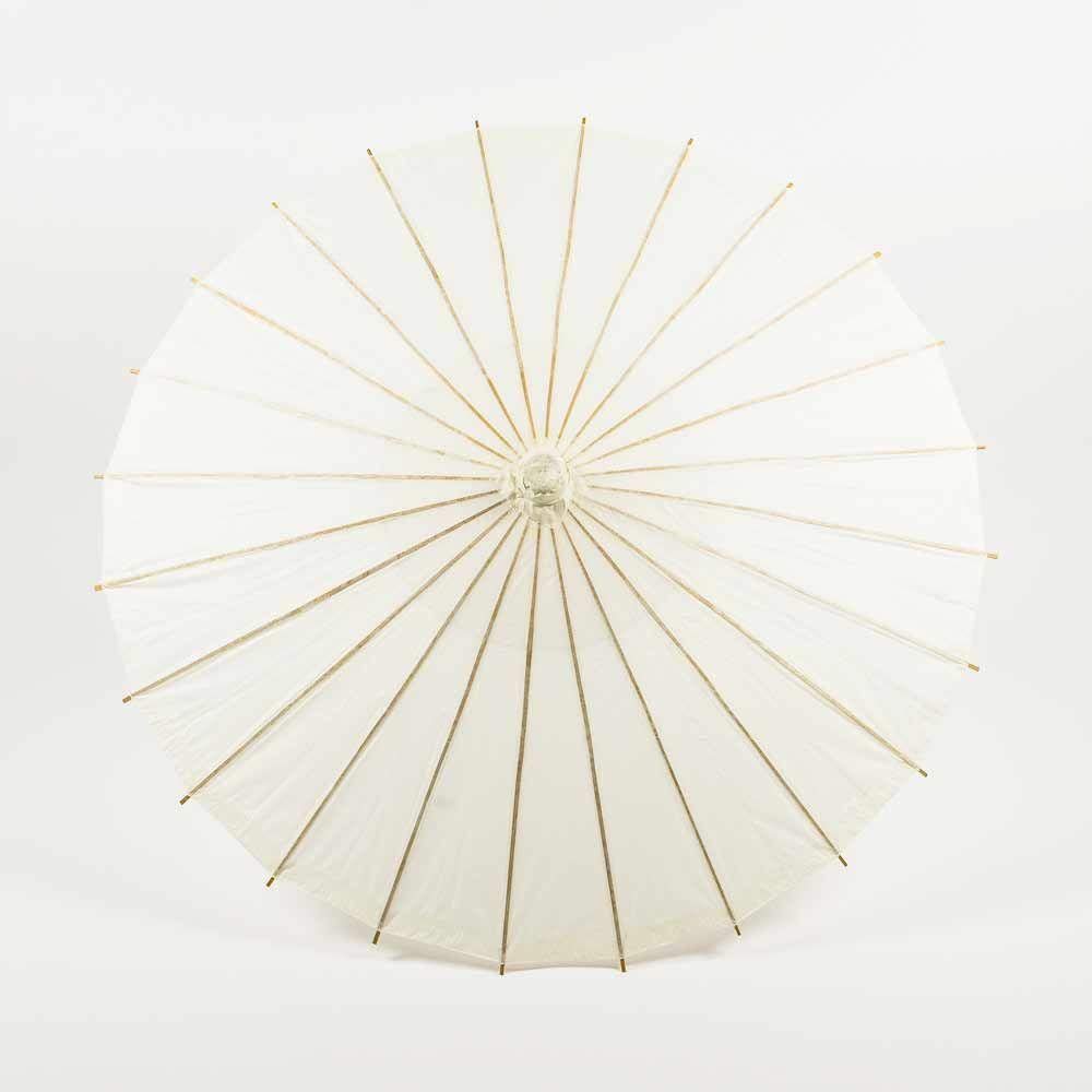 Quasimoon Pink Paper Parasol Umbrella - Japanese Style Cherry Blossom Sun Shade - Perfect for Weddings, Tea Parties & Photo Shoots
