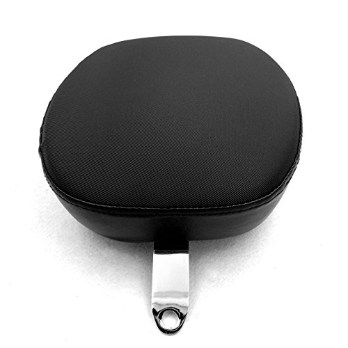 HTTMT MT500-005 Black Rear Passenger Solo Seat Pillon for Harley Davidson Sportster XL1200X/48/72/XL1200V - Comfortable Motorcycle Seat for Long Rides & Two-Up Touring