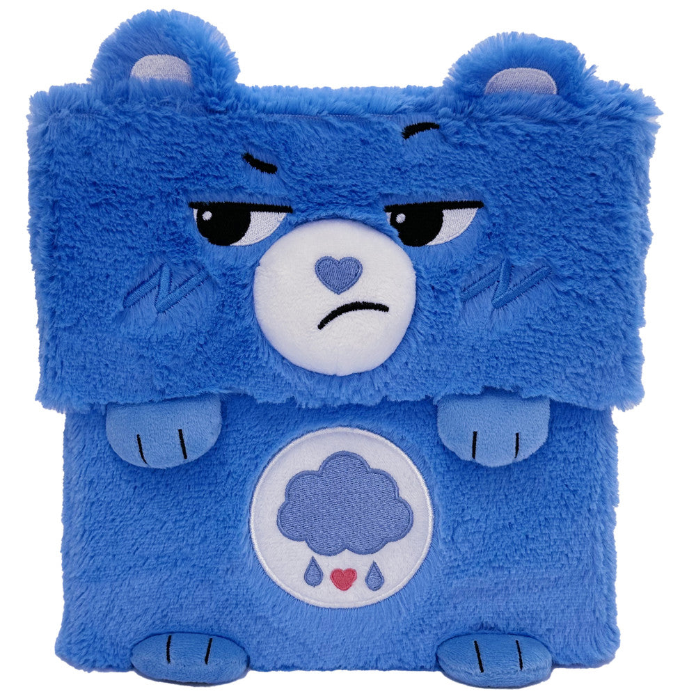 Care Bears Grumpy Bear Themed Storage Bin - 8-Inch Blue Plastic Organizer for Kids' Room, Toys & Nursery Decor | Perfect for Playroom, Bedroom & Closet Organization