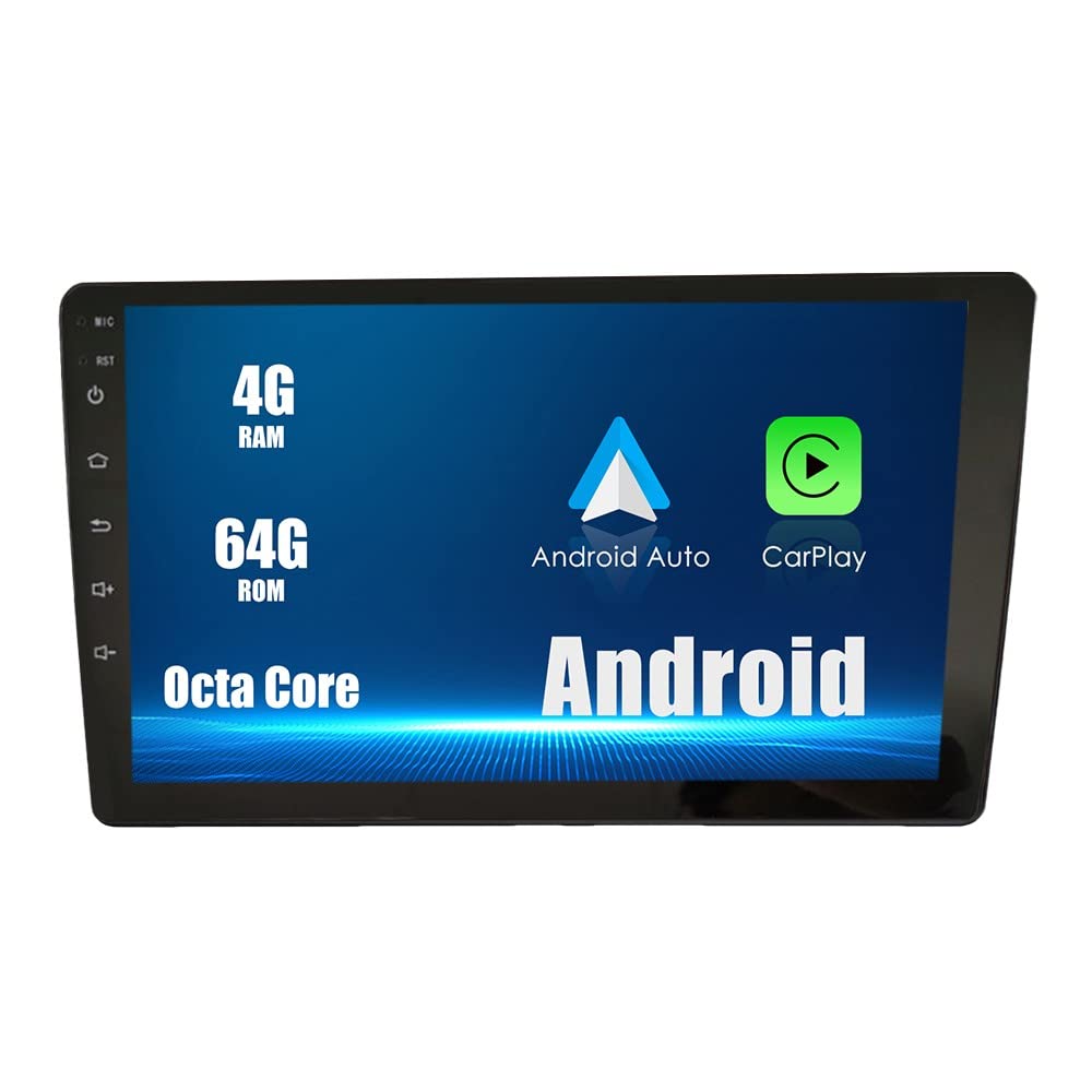 Android 10 Car Stereo with GPS Navigation - 2.5D Touch Screen Multimedia Player for TOYOTA Etios 2011 | Bluetooth, FM Radio, HD Display | Perfect for Road Trips & Daily Commutes