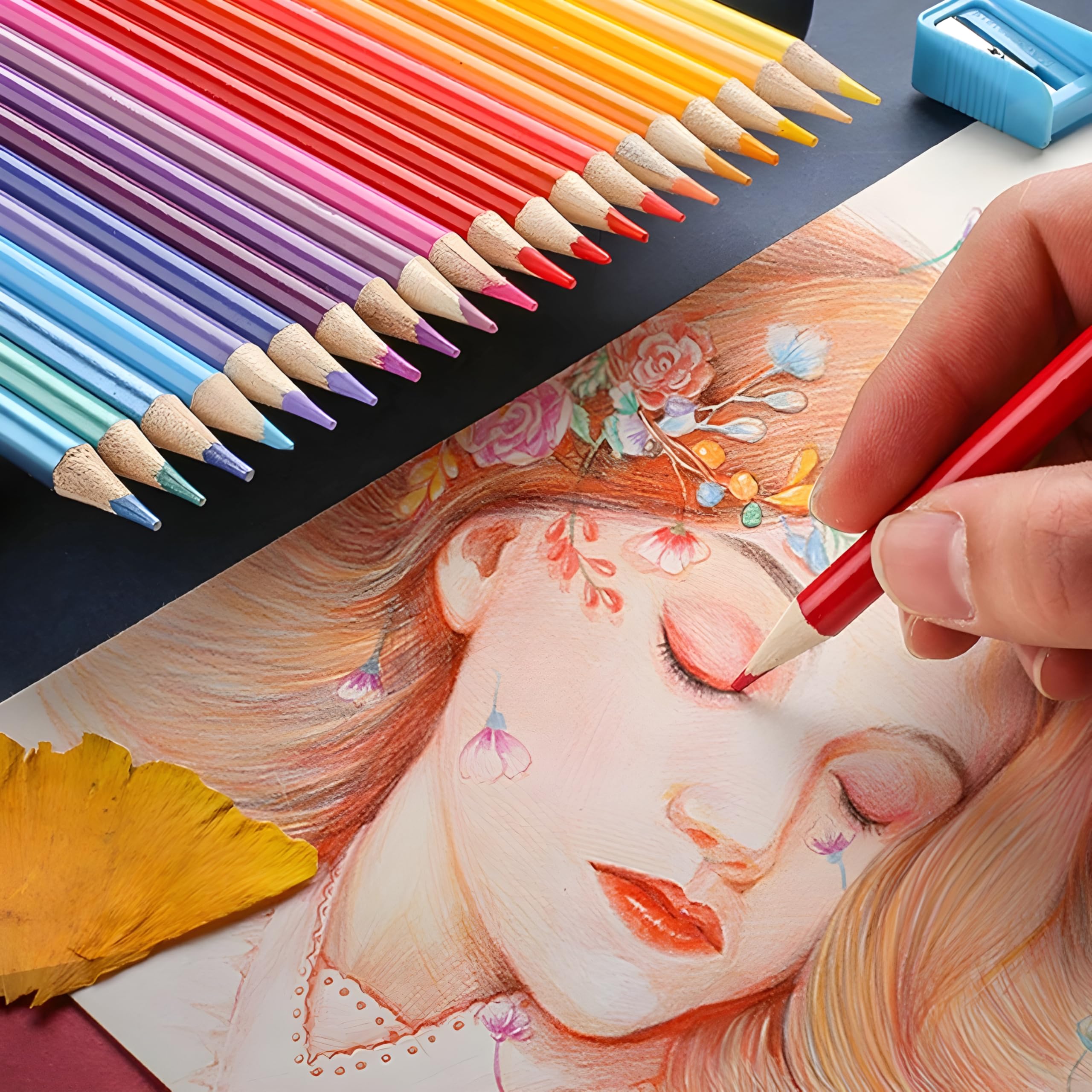 Caran d'Ache Supracolor Water-Soluble Colored Pencil - Empire Green (3888.290) | Professional Art Supplies for Sketching, Drawing & Watercolor Techniques