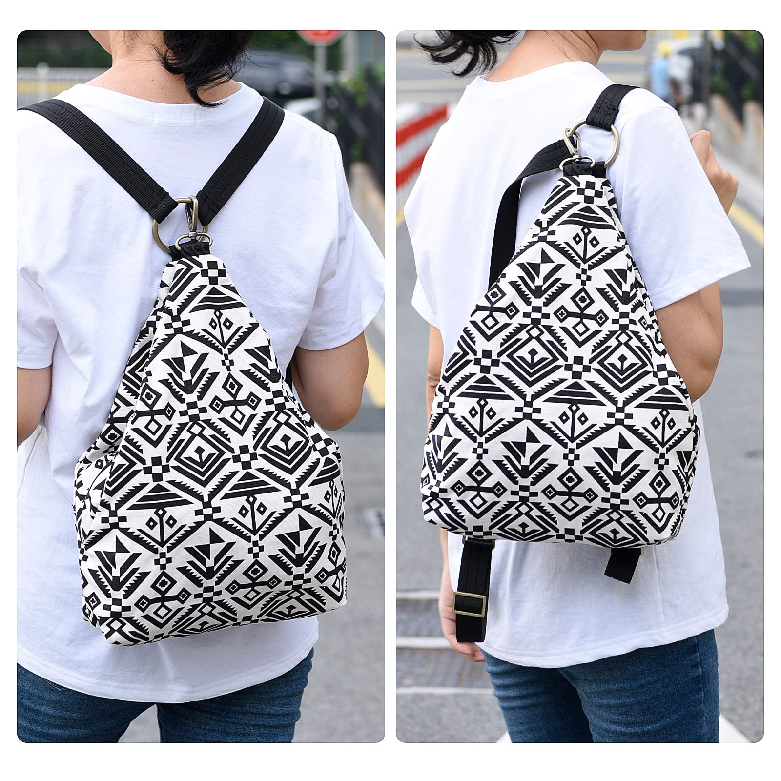 Black Butterfly Premium Women's Backpack - Bohemian Style Fashion Casual Daypack & Small Purse Backpack (24-Black) | Perfect for Travel, Work, School & Everyday Use