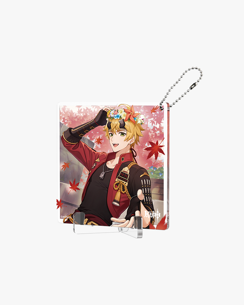 Genshin Impact© Day of Destiny Acrylic Coaster Set - Anime Game Merchandise for Drinks & Cup Protection - Perfect for Gaming Desk, Office, and Home Decor