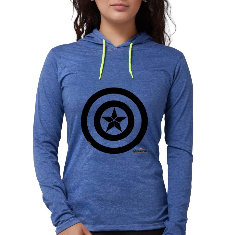 Captain America Shield Women's Hoodie & T-Shirt | Marvel Superhero Apparel | Casual Wear & Cosplay Costume for Comic Con & Movie Fans