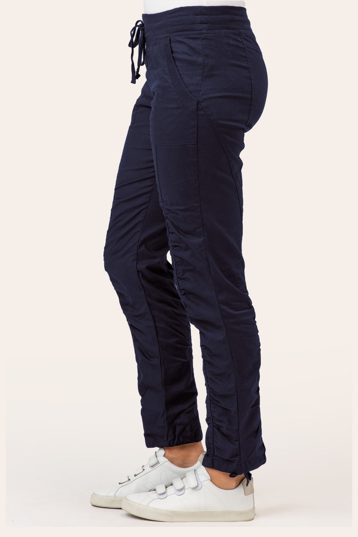 Jules Pant Navy - Stylish Women's Casual Trousers for Everyday Wear | Perfect for Office, Travel & Relaxing Outfits