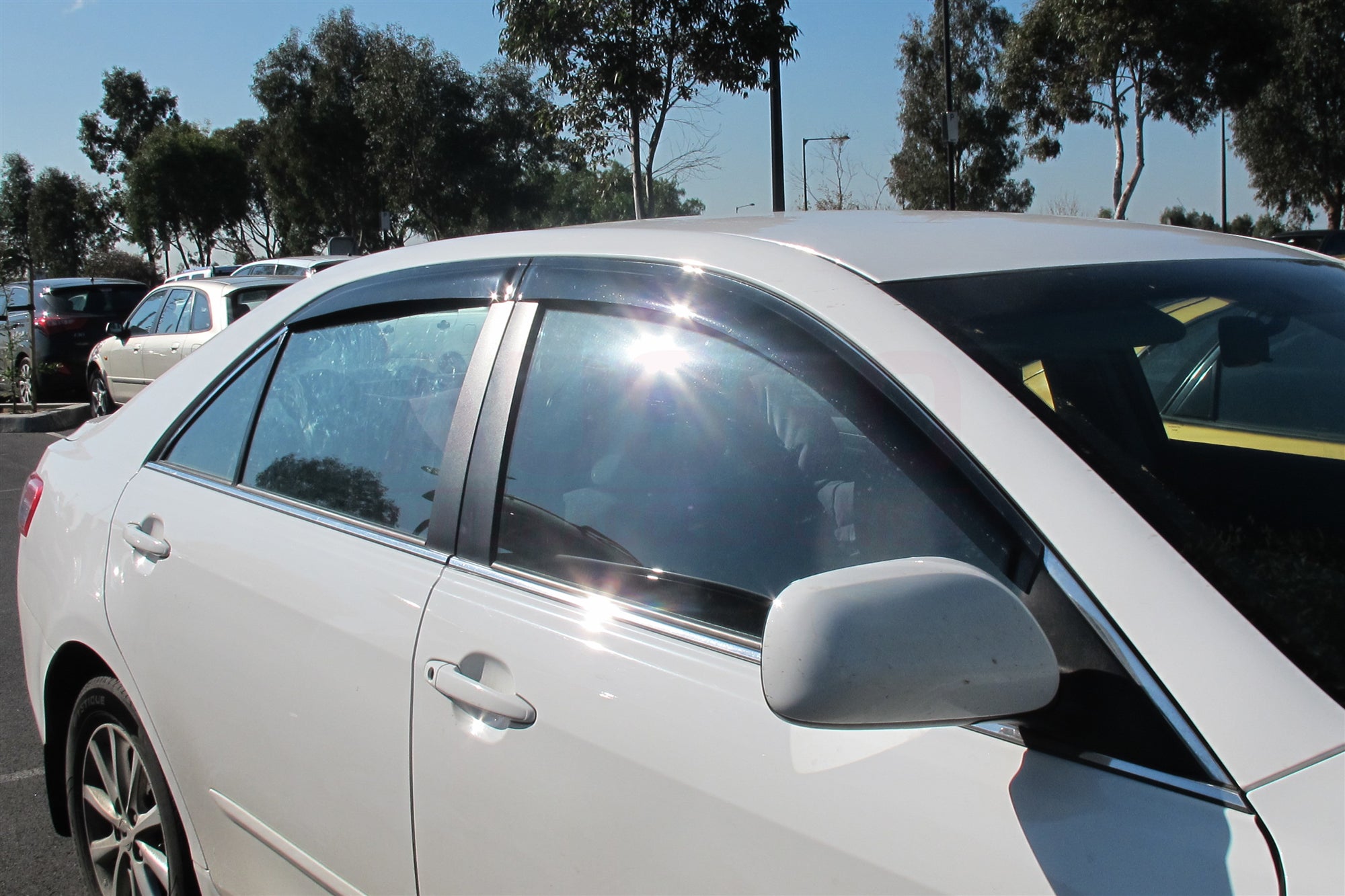 Toyota Aurion 2006-2011 Weather Shields | Car Window Rain Guards | Durable Wind & Rain Protection for Sedan Driving in All Seasons