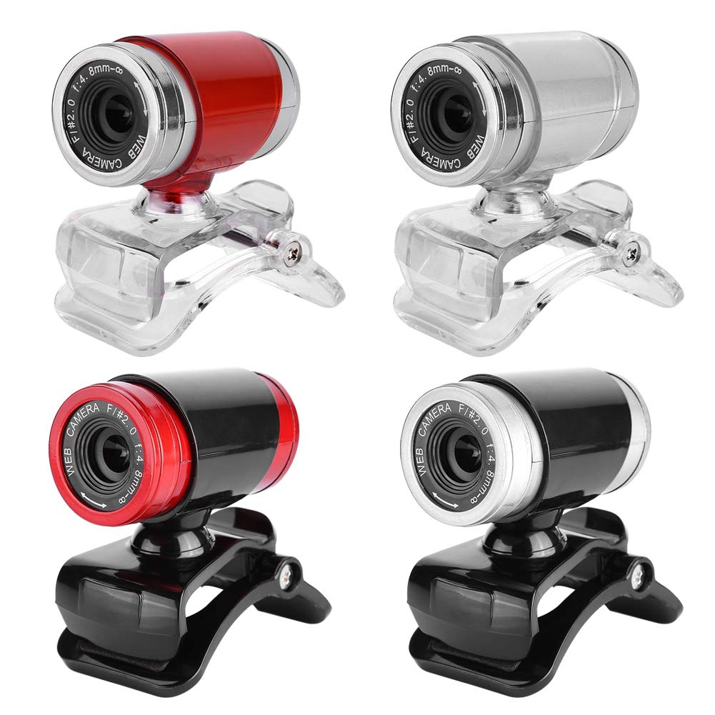 Ciciglow 12MP HD Webcam with Microphone, 360 Degree Rotatable USB Clip-On Web Camera for Laptop & Desktop (Black+Silver) - Perfect for Video Conferencing, Online Classes & Live Streaming