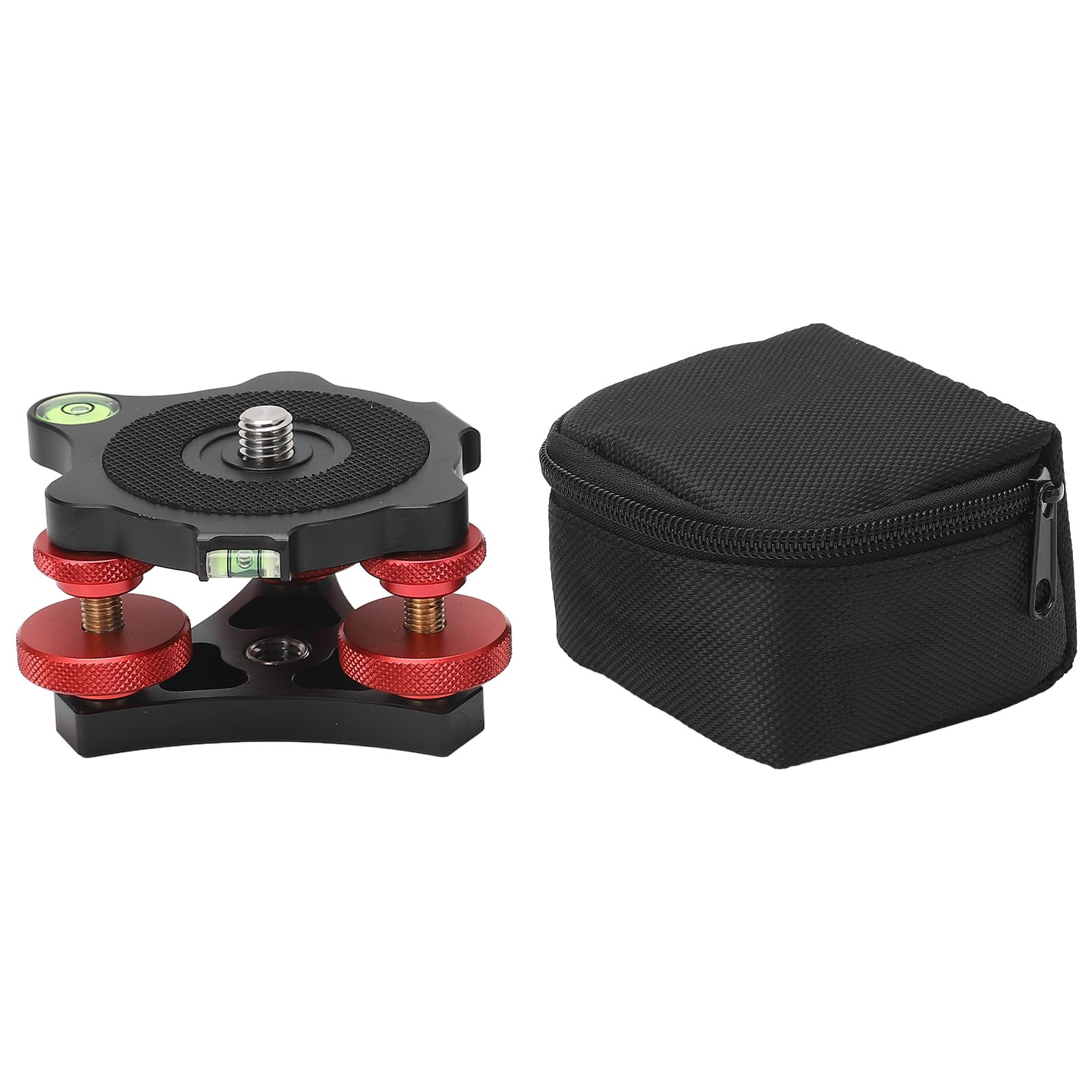 Professional 3-Wheel Tripod Leveling Base for DSLR Cameras - Universal Compatibility & Precise Angle Adjustment on Uneven Terrain - Perfect for Outdoor Photography, Landscape Shoots & Studio Work