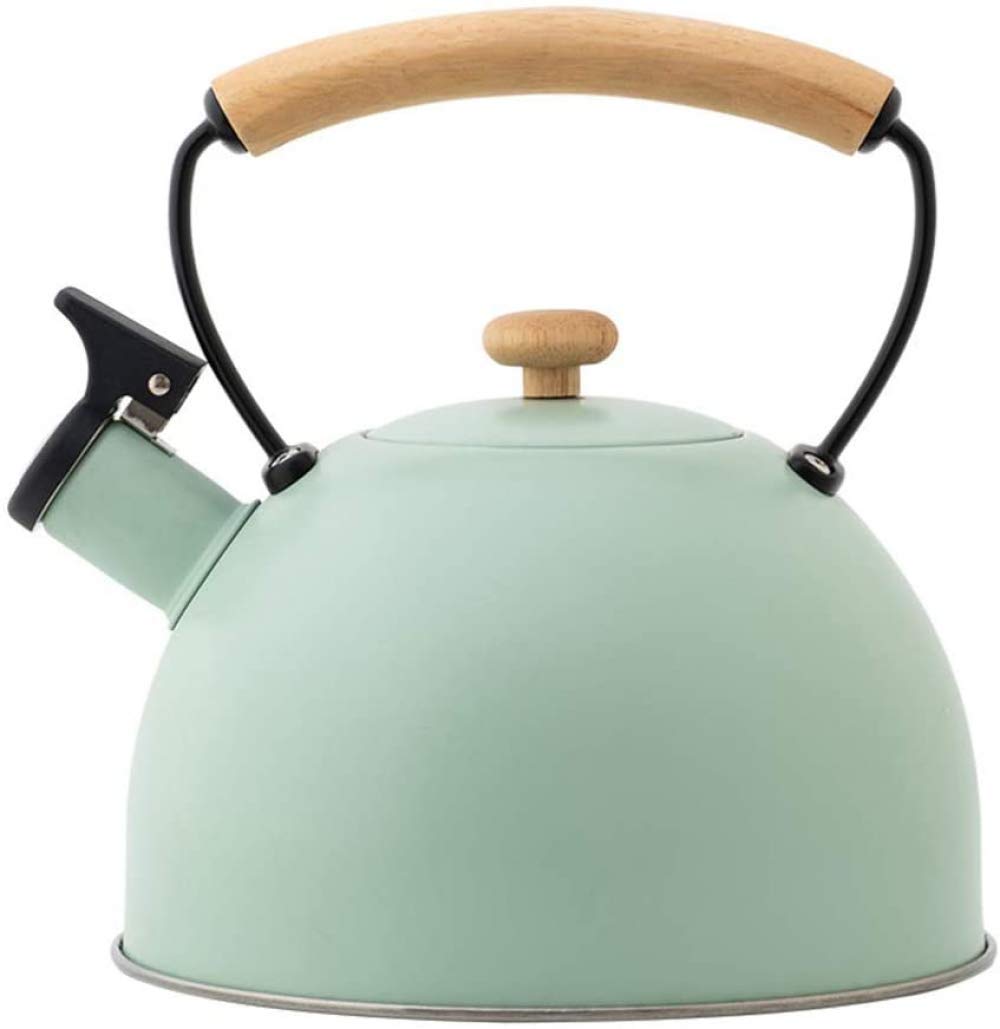 Premium Stainless Steel Whistling Tea Kettle for Stovetop - Classic Design for Gas & Electric Stoves - Perfect for Boiling Water, Making Tea, Coffee & Hot Cocoa at Home or Camping