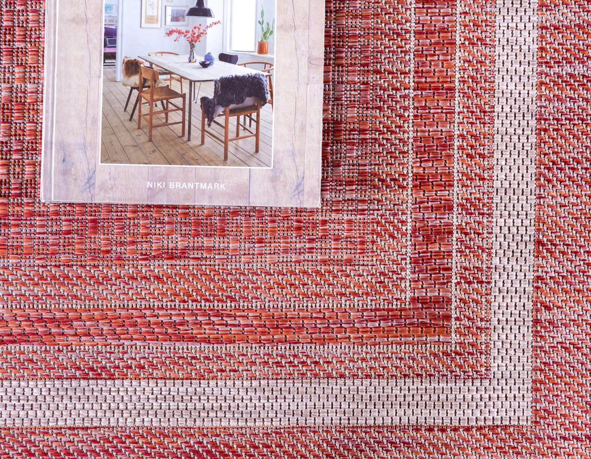 Unique Loom Outdoor Border Collection Soft Area Rug - 7'10