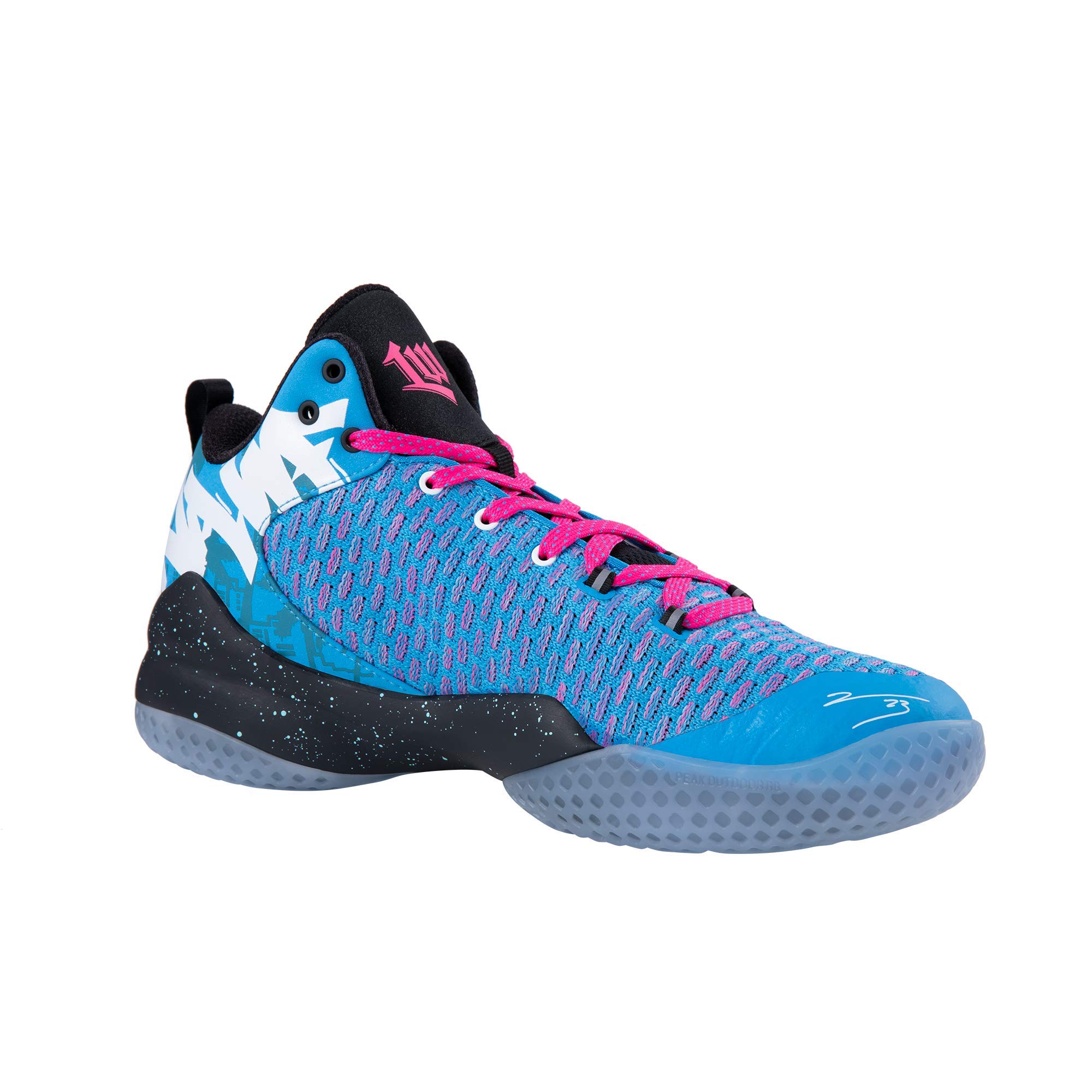 PEAK High Top Men's Basketball Shoes - Breathable Streetball Sneakers for Outdoor & Fitness with Cushioning Support | Perfect for Court Play, Training & Casual Wear