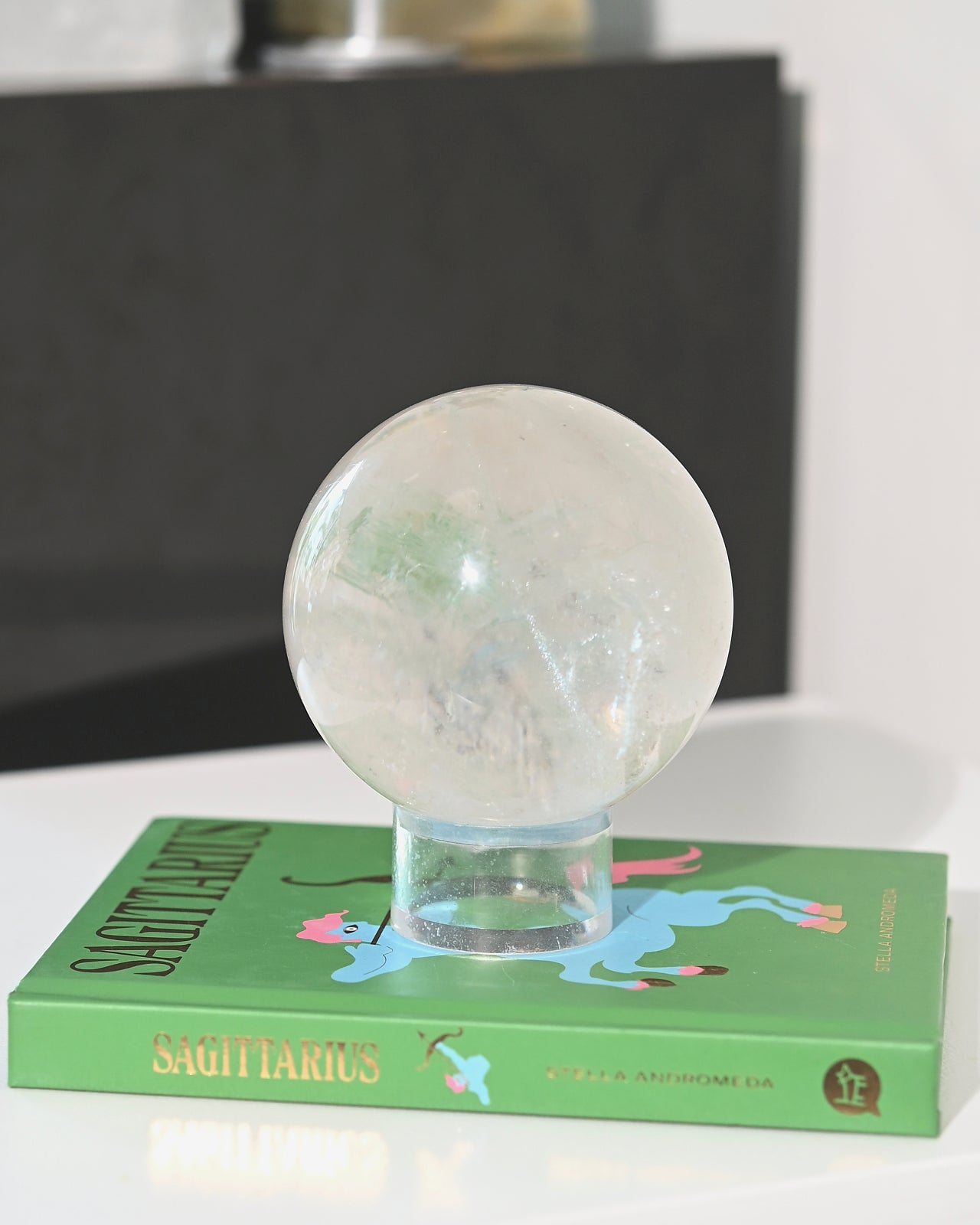 1.7lbs Clear Quartz Crystal Sphere - Natural Healing Stone for Meditation, Reiki, and Home Decor | Perfect for Spiritual Gifts, Yoga Spaces & Energy Work