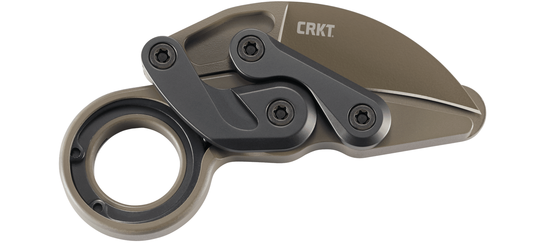 CRKT Provoke Earth CRKT4040E Folding Karambit Knife - Tactical Self Defense, EDC, Outdoor Survival & Camping Tool