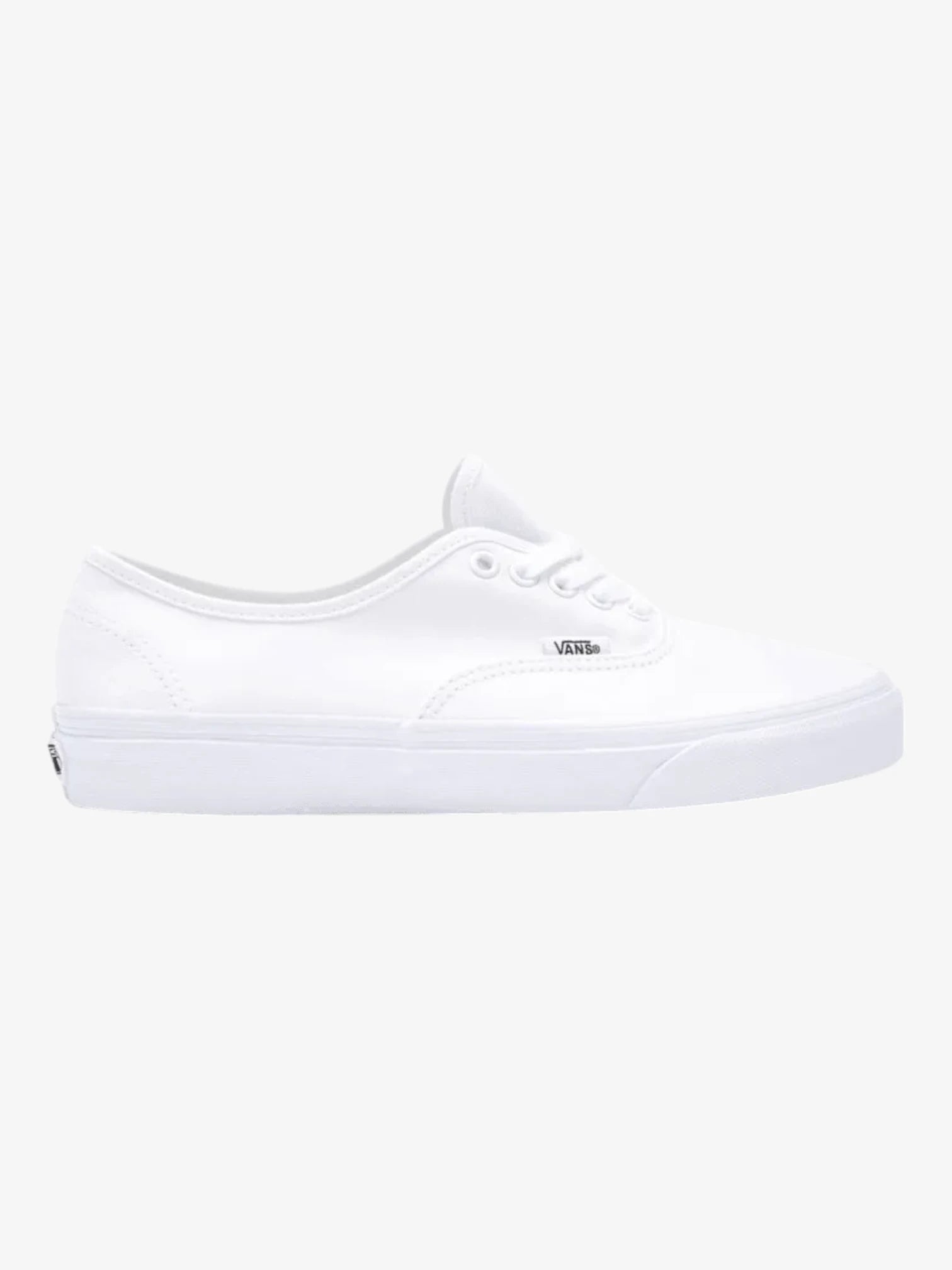 Vans Authentic White Sneakers for Men & Women - Classic Skate Shoes for Casual Wear, Street Style & Everyday Comfort