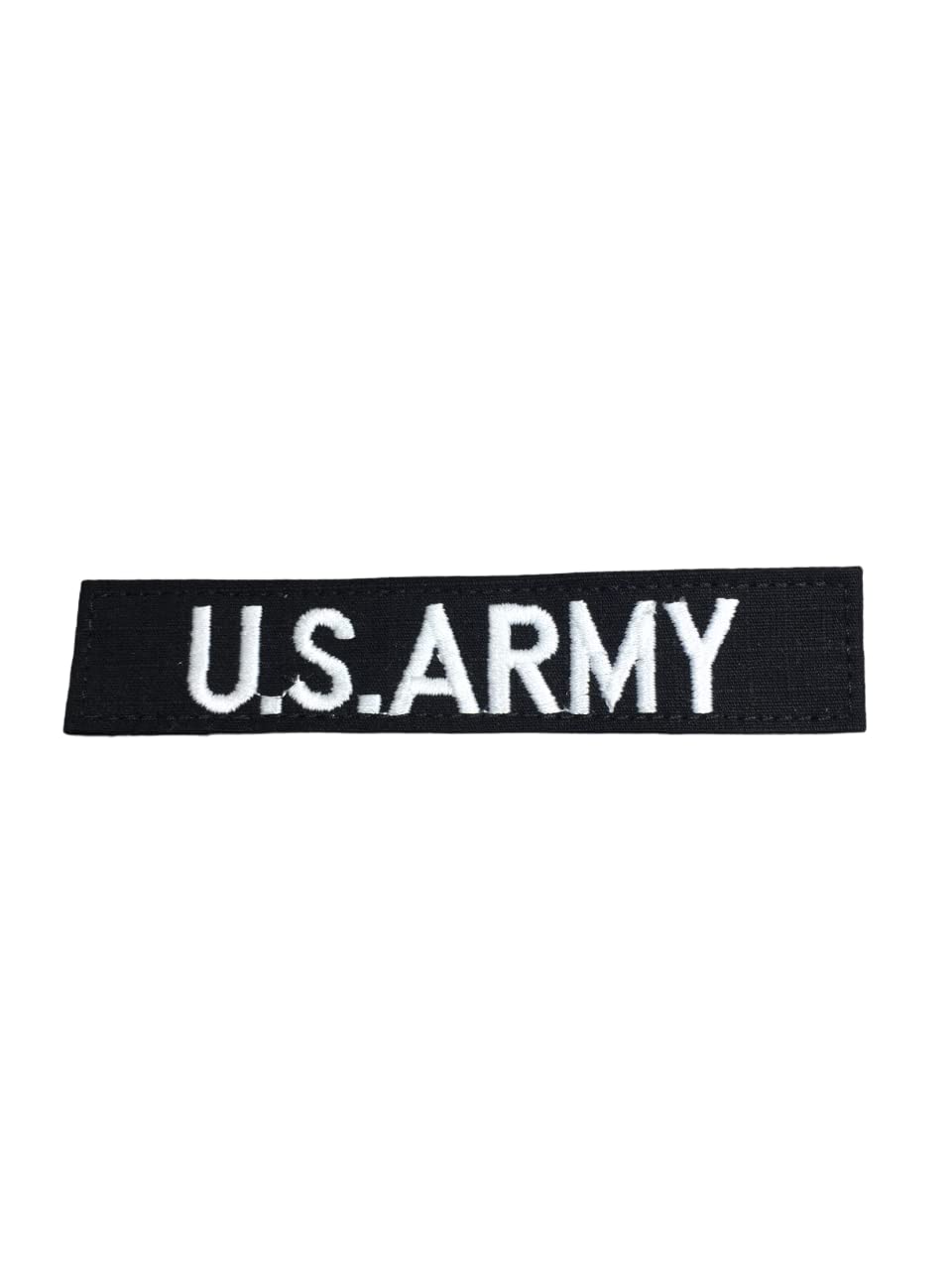 Customized Name Tape with Fastener - Military Branch Tape in Black for Uniforms, Jackets & Gear Labeling | Durable & Washable
