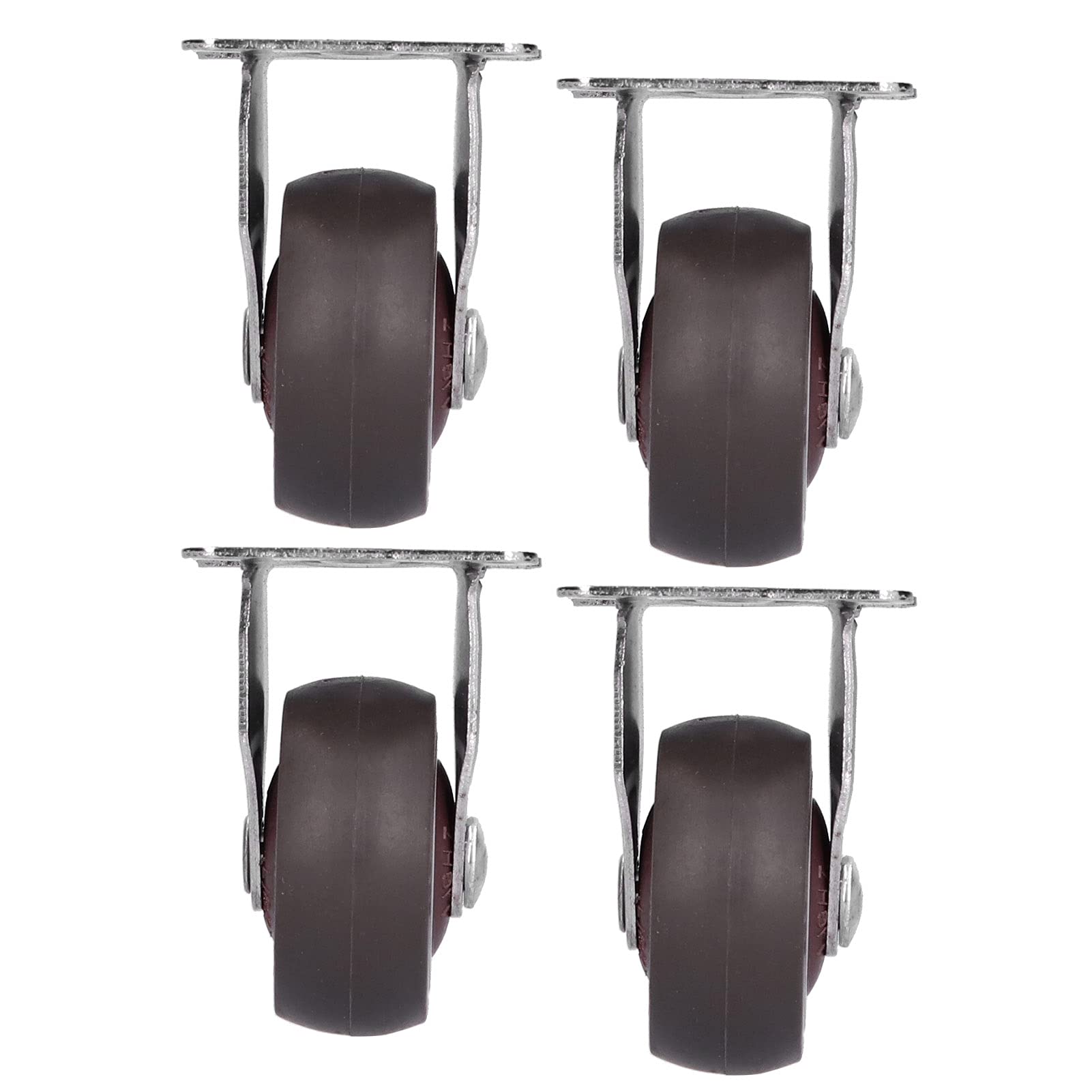 Durable TPR Rubber Caster Wheels for Shopping Carts, Furniture & Light Equipment - Smooth Rolling & Wear-Resistant for Home, Office & Industrial Use