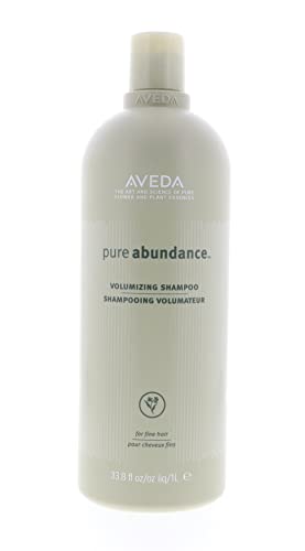 Aveda Pure Abundance Volumizing Shampoo 33.8 Oz with Pump - Volumizing & Strengthening Hair Care for Fine & Thin Hair - Perfect for Daily Use at Home & Salon