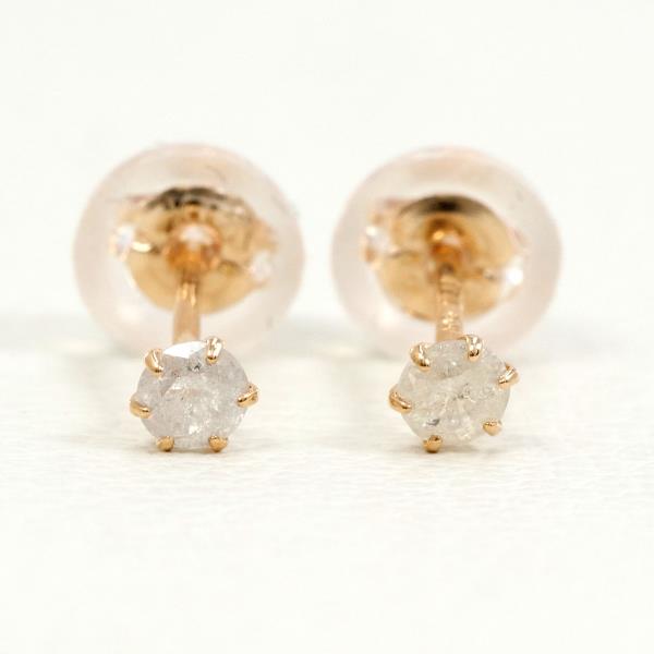 18K Pink Gold Diamond Earrings for Women - Luxury Stud Earrings with Real Diamonds - Perfect for Weddings, Anniversaries & Special Occasions