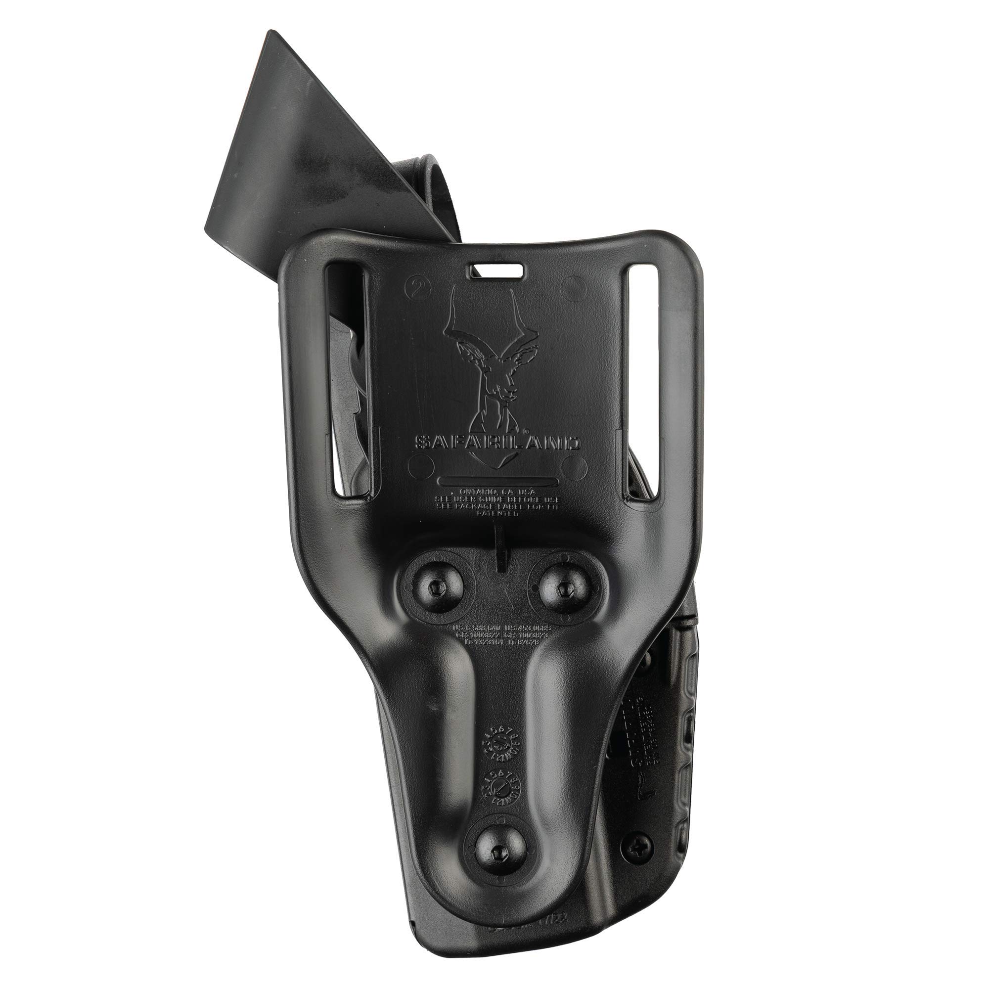 Safariland 7280 SLS Level 2 Retention Duty Holster - Mid Ride Right Hand for Police & Security Professionals | Tactical Duty Gear for Law Enforcement & Concealed Carry