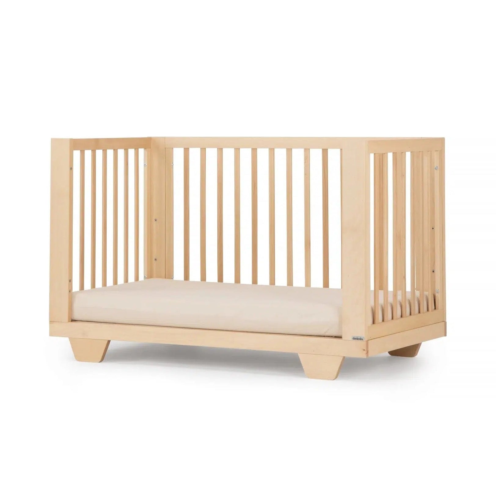 DaDaDa Spirit 8-in-1 Convertible Baby Crib - Toddler Bed with Mattress | Nursery Furniture for Boys & Girls | Safe Sleep Solution for Newborn to Teen Years