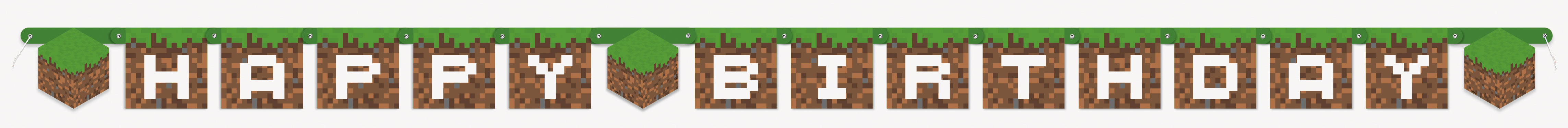 Large Minecraft Joint Banner - Perfect for Gaming Rooms, Parties, and Themed Decorations