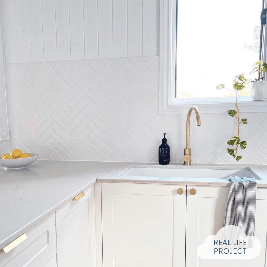 Newport Matte Mini Subway White Tile - Premium Ceramic Wall & Backsplash Tiles for Kitchen, Bathroom & Shower Renovation