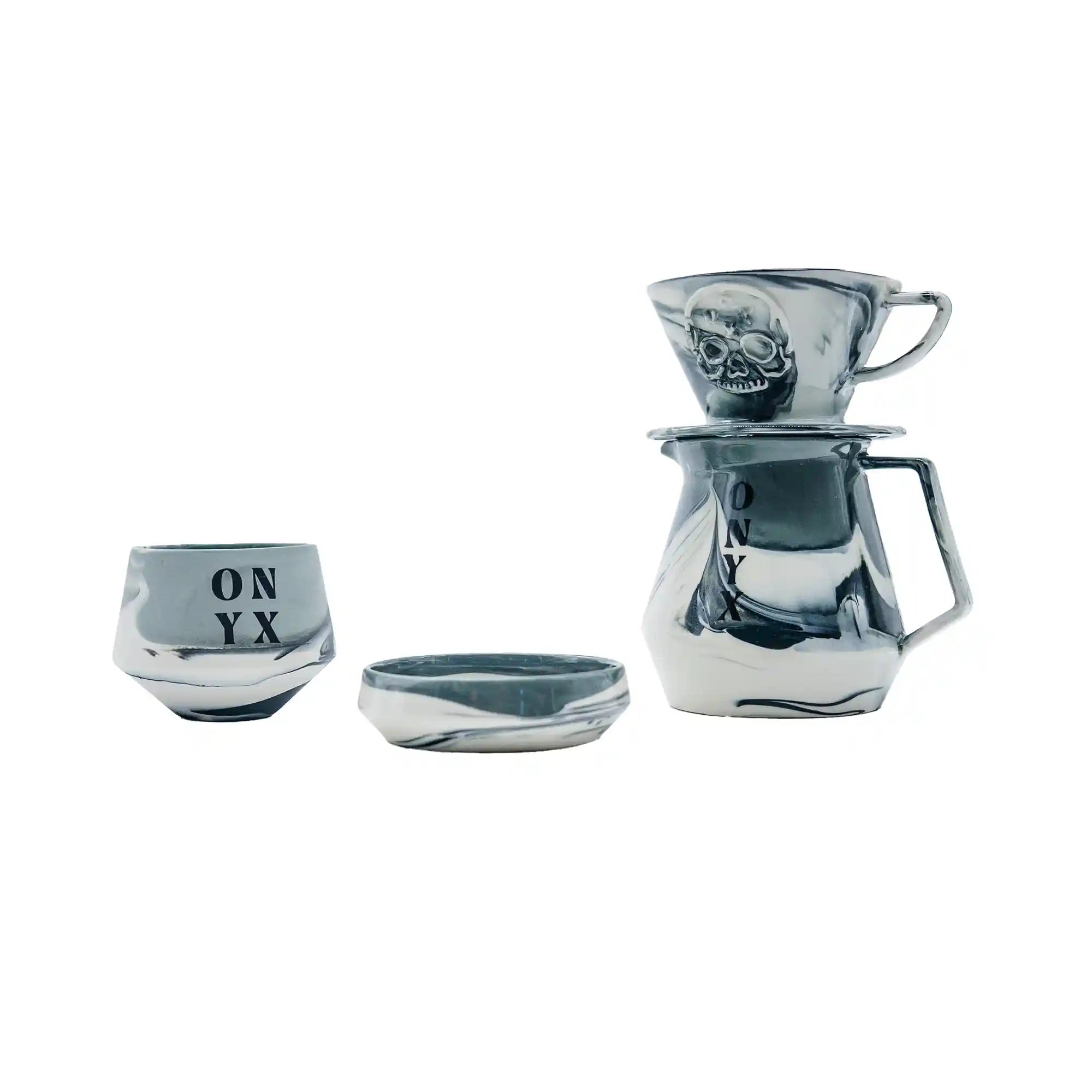 MK Ceramics Set - Onyx Edition | Premium Stoneware Dinnerware for Modern Dining | Perfect for Dinner Parties, Holiday Gatherings & Everyday Use