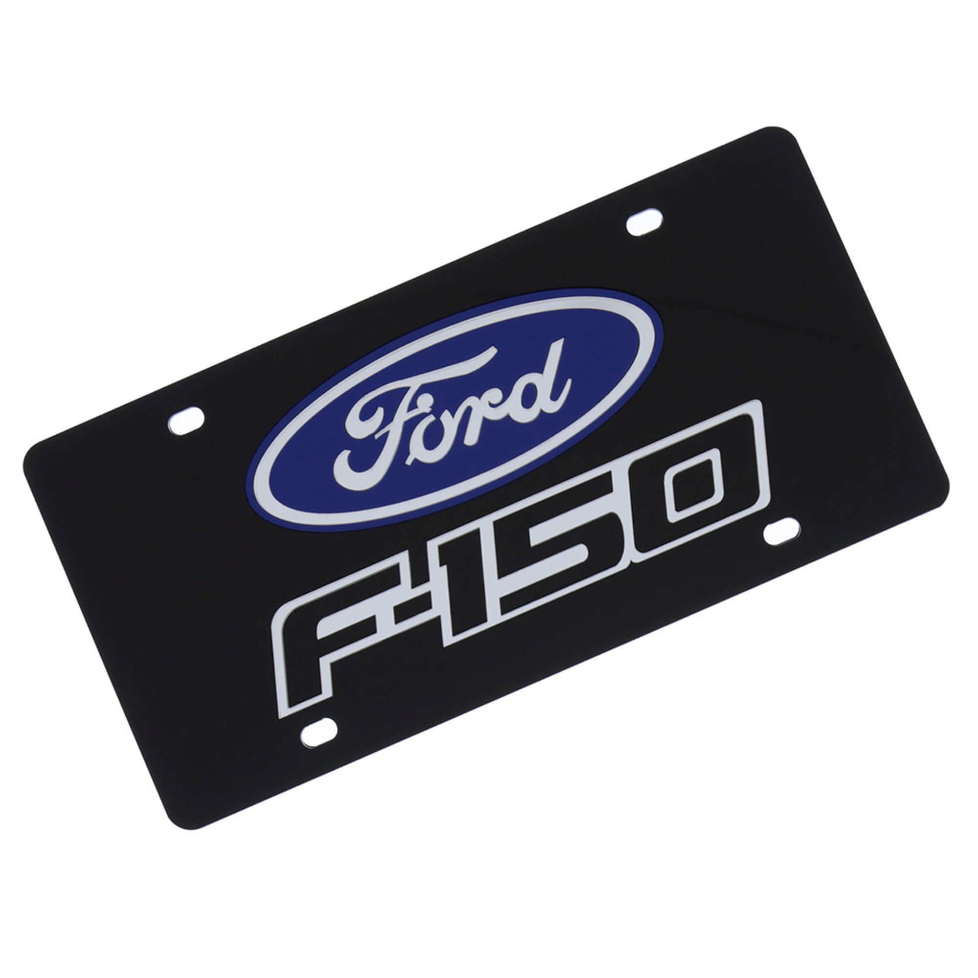 Ford F150 Laser Tag License Plate - Black Custom Metal Car Tag for Outdoor Games & Themed Parties