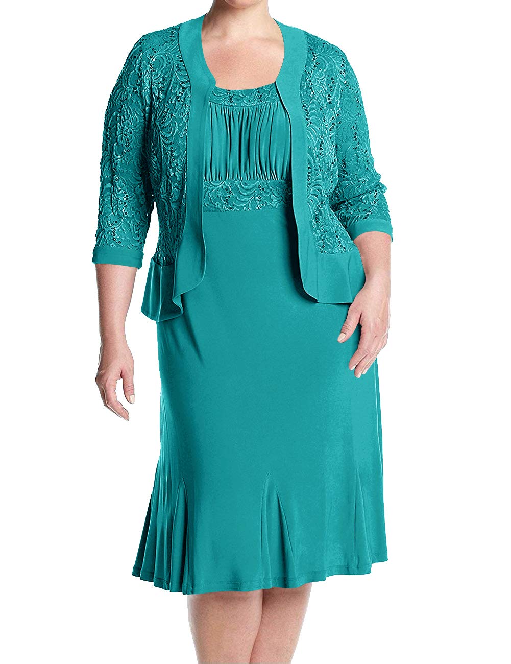 Elegant Mother of The Bride Dresses - Lace Formal Gowns with Jacket for Women | Perfect for Weddings, Evening Parties & Special Occasions