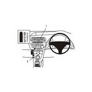 ClicOn No Holes Angled Dash Mount for 2006-2011 Honda Civic Hatchback - Perfect for GPS, Phone & Car Accessories - Secure & Easy Installation