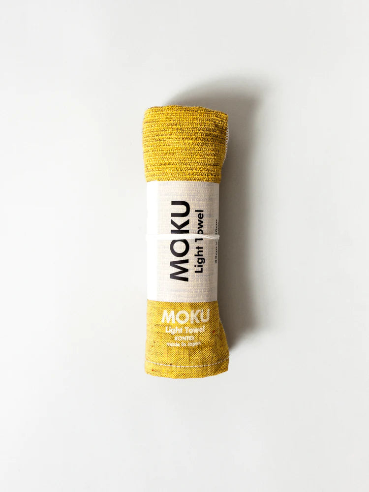 Moku Ultra Soft Lightweight Towel - Mustard Yellow, Quick Dry & Absorbent Bath Towel for Gym, Beach, Travel & Yoga - Perfect for Sports, Swimming & Outdoor Activities