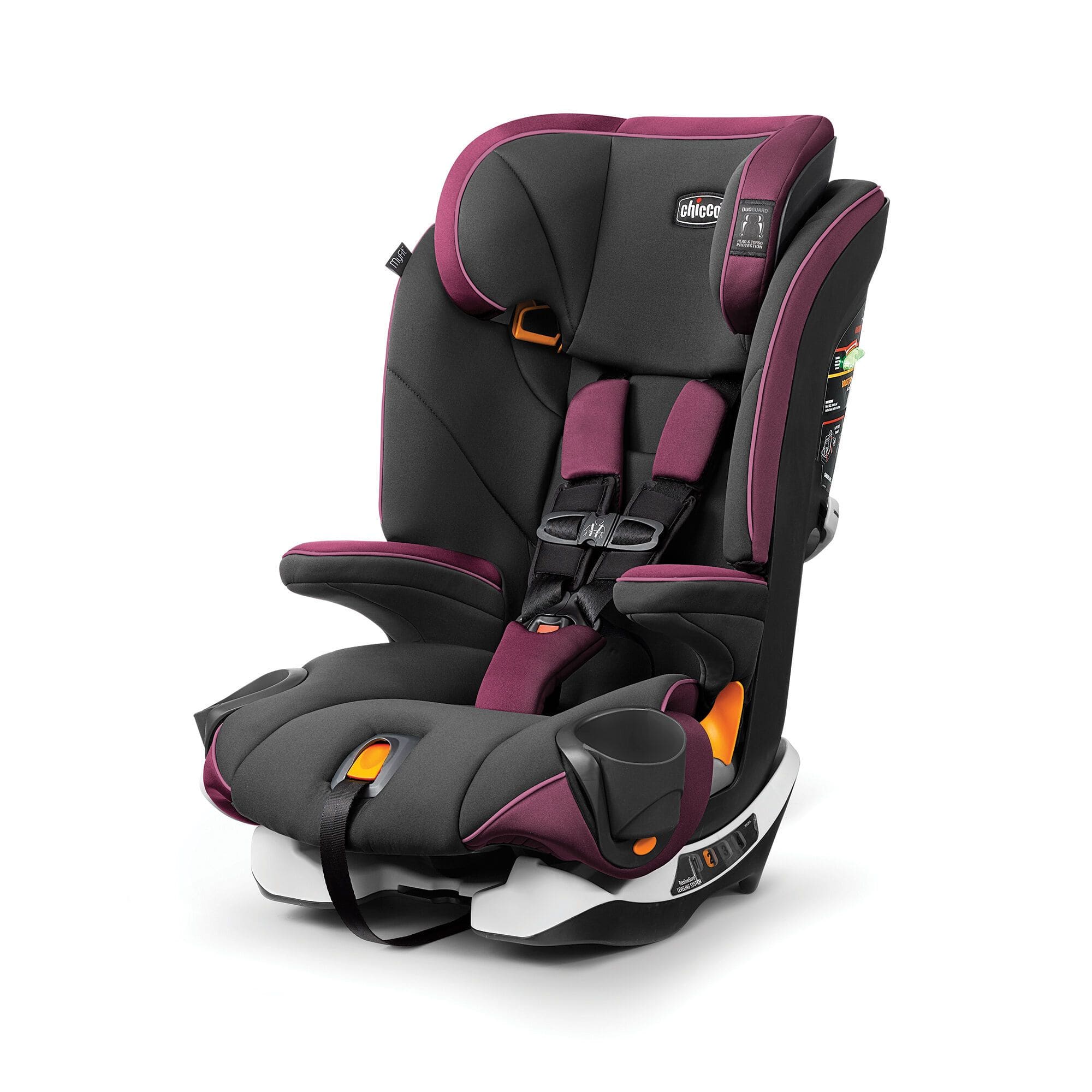 Chicco MyFit Harness + Booster Car Seat - Convertible & Adjustable for Kids 3-10 Years - Gardenia Floral Design - Perfect for Travel & School Drop-offs
