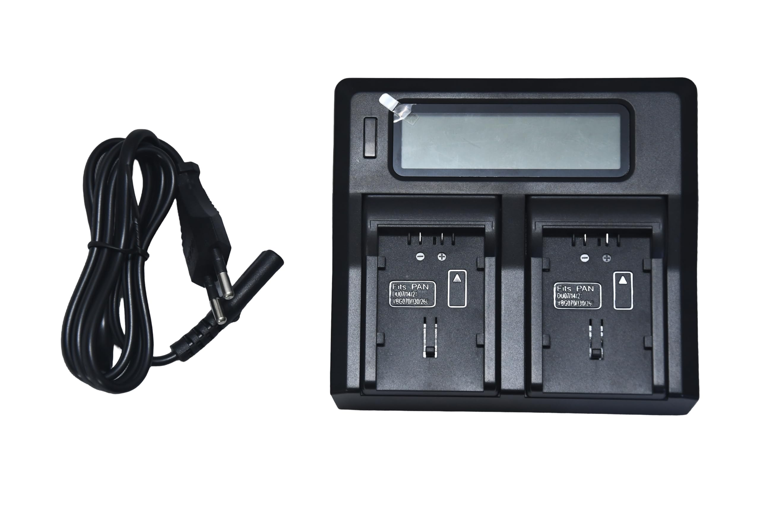 APRAMATT Dual LCD Charger VBG6 - Fast Charging Dock for Cameras with Box Packaging | Perfect for Professional Photography & Travel Accessories