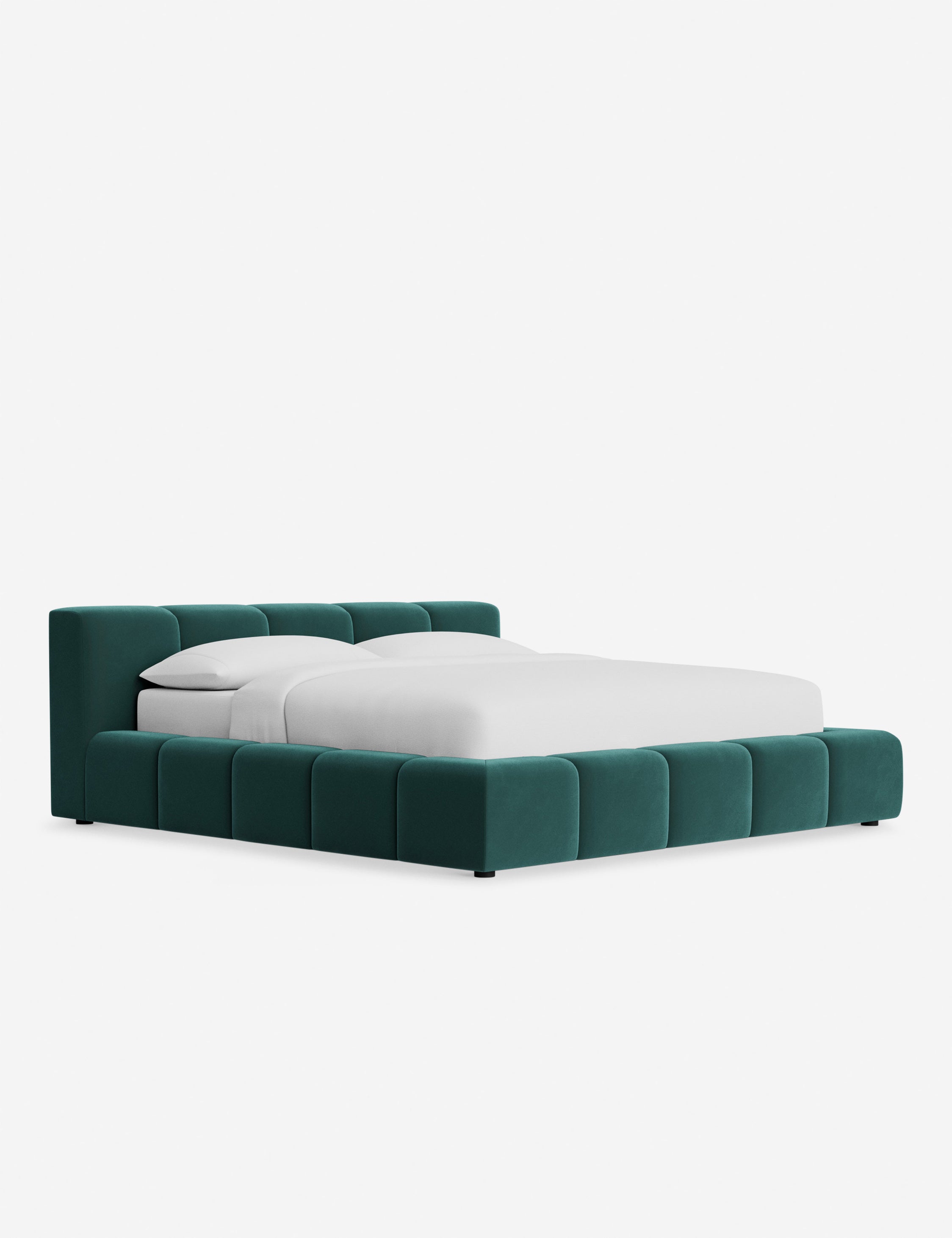 Cambry Platform Bed Frame - Modern Wooden Bed with Headboard & Storage, Queen Size, Easy Assembly - Perfect for Bedrooms, Guest Rooms & Small Apartments