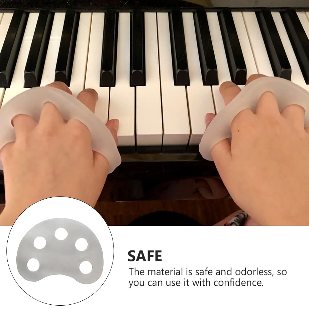 Milisten 2-Pack Finger Strengthener & Exercise Tool for Piano Players - Hand Grip Trainer for Musicians, Rock Climbers, Gamers & Rehabilitation Therapy