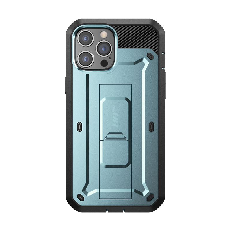 iPhone 12 Pro Max 6.7 inch Unicorn Beetle Pro Rugged Case - Heavy Duty Protection, Shockproof & Scratch Resistant Cover for Outdoor, Work & Travel (Blue)