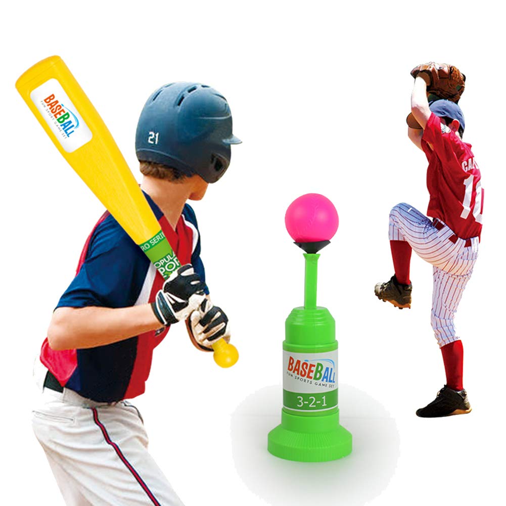 Barmi Automatic Baseball Launcher & Bat Toy Set for Kids - Fun Outdoor Sports Training Equipment, Perfect Gift for Children's Intellectual Development | Great for Backyard Play, Birthday Gifts & Team Sports Practice