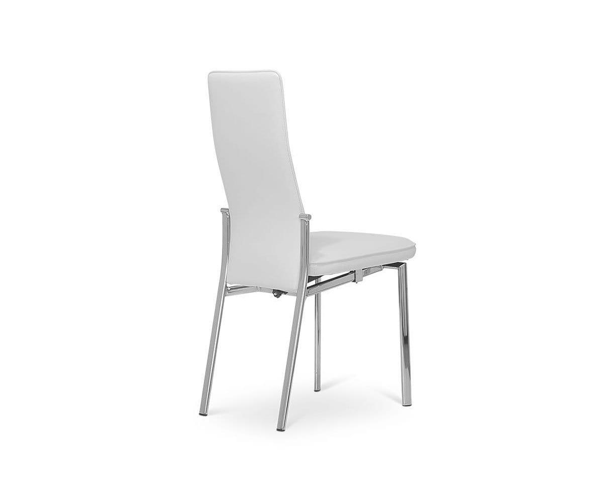 Lykke High Back Dining Chair - Modern Upholstered Kitchen Chair with Wooden Legs - Perfect for Dining Room, Kitchen, and Office Use
