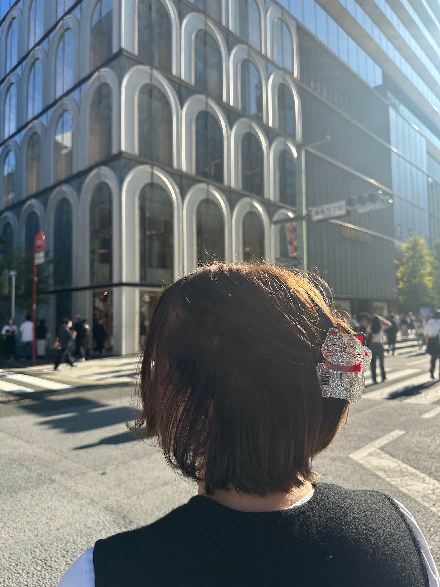 Hand Painted Lucky Cat Claw Hair Clip - Cute Japanese Maneki Neko Hair Accessory for Women & Girls - Perfect for Parties, Cosplay, and Everyday Fashion