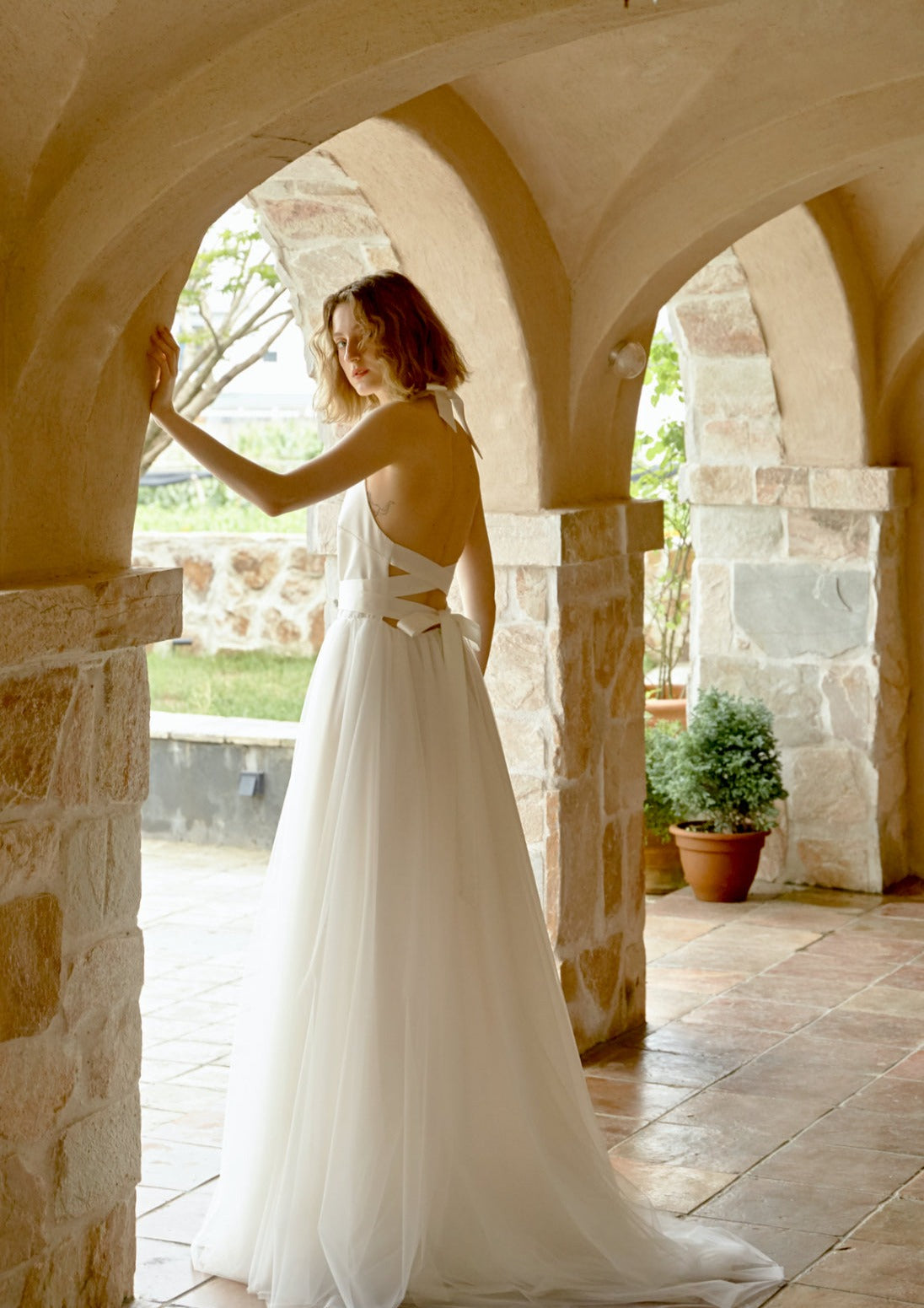 Custom Wedding Gown | Handmade Bridal Dress for Bride - Perfect for Church Ceremony, Beach Wedding & Formal Reception