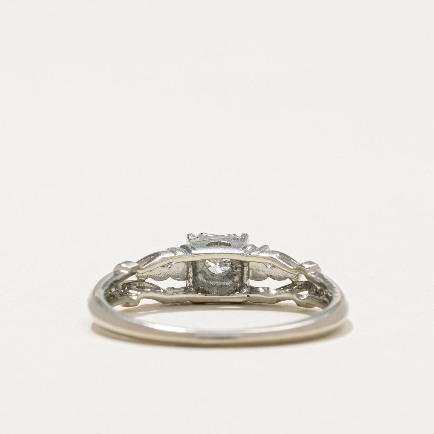 Vintage Old European Cut Diamond Engagement Ring | 0.15ct | Size 6.5 | Wedding Proposal, Anniversary Gift, Bridal Jewelry