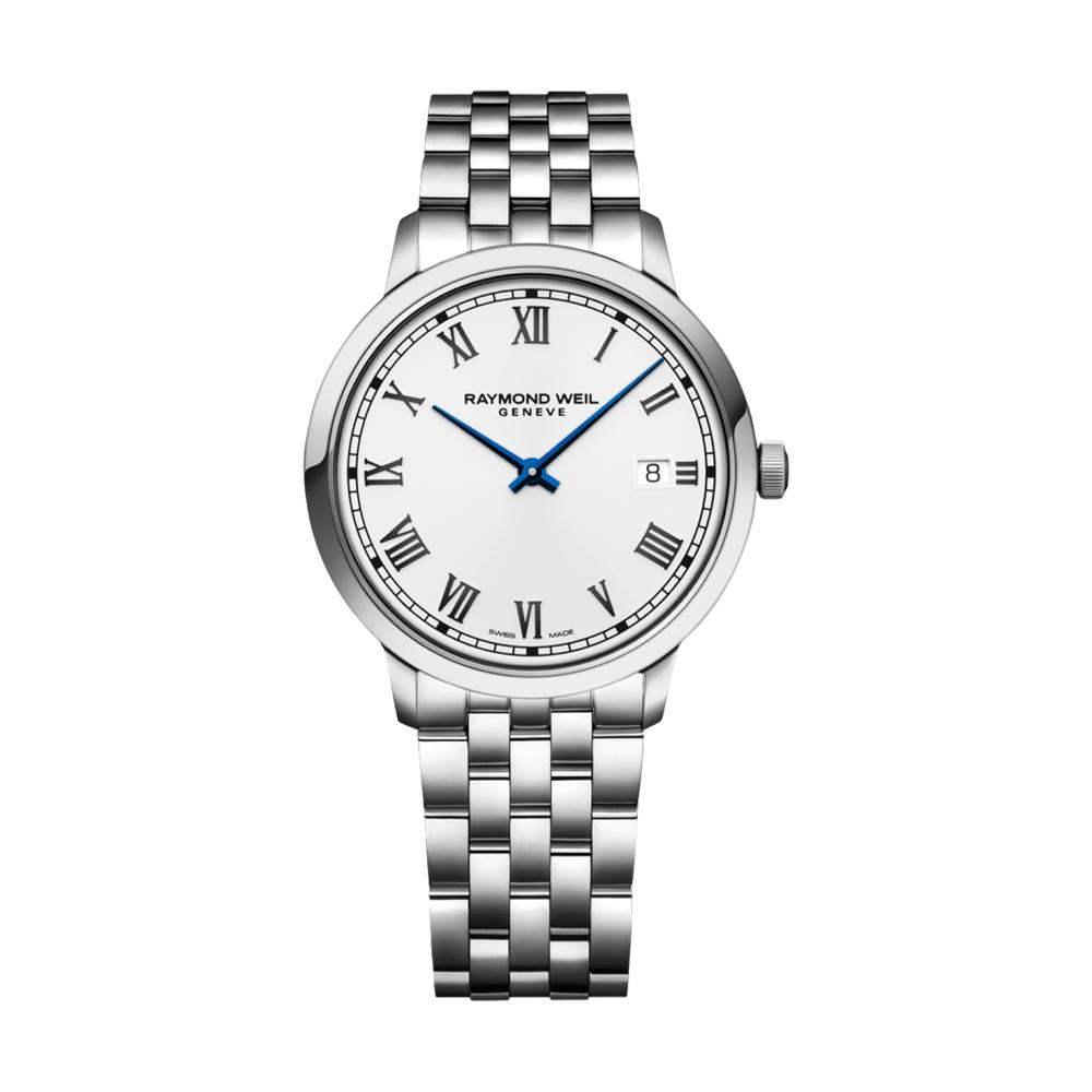 Toccata Classic Men's Watch - 39mm White Dial Stainless Steel Bracelet - Elegant Dress Watch for Business & Formal Occasions