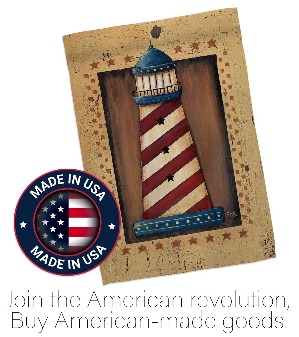Patriotic Lighthouse Flags Set - 28