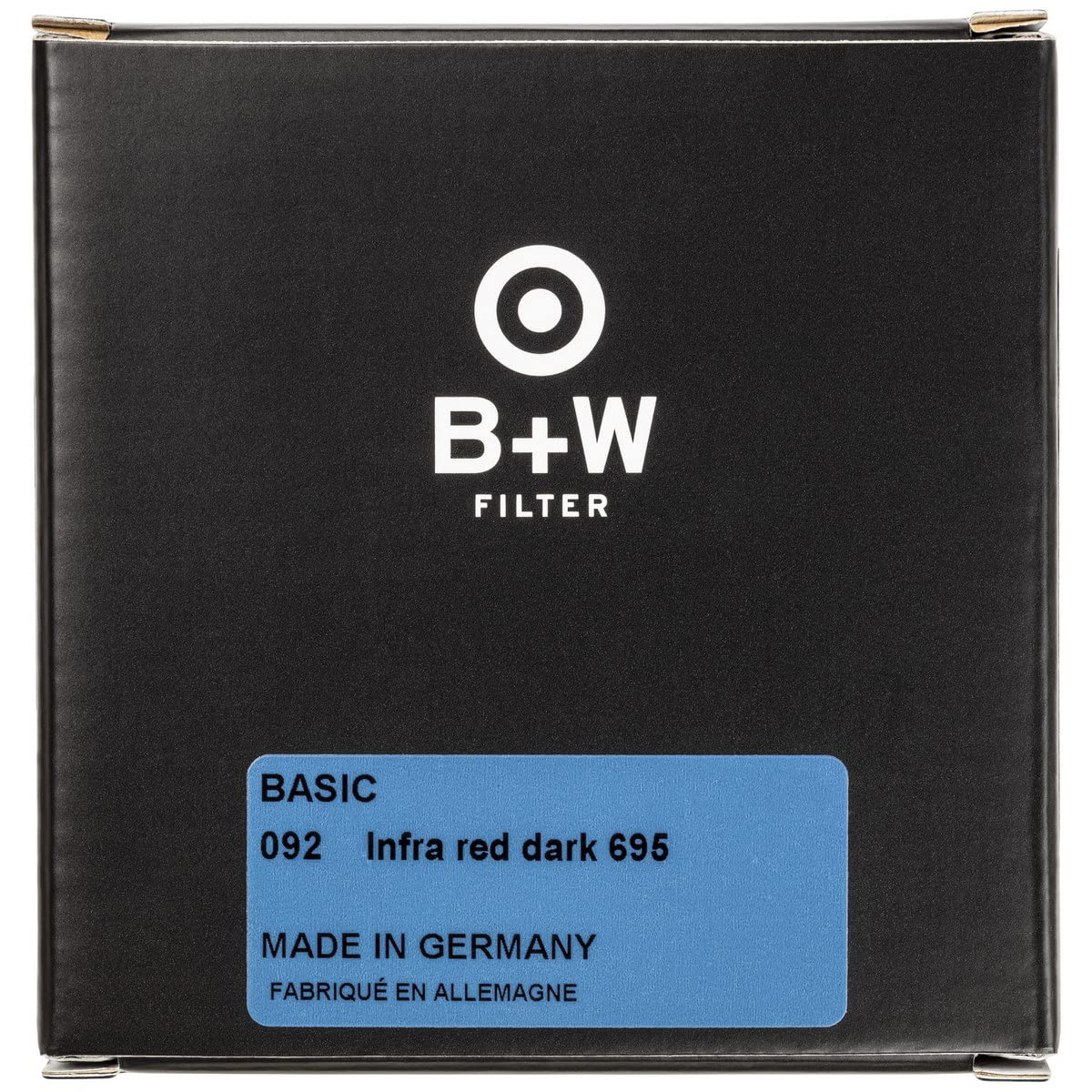 B+W 62mm Basic IR Dark Red 092 Glass Filter for DSLR & Mirrorless Cameras – Infrared Photography, Landscape & Astrophotography