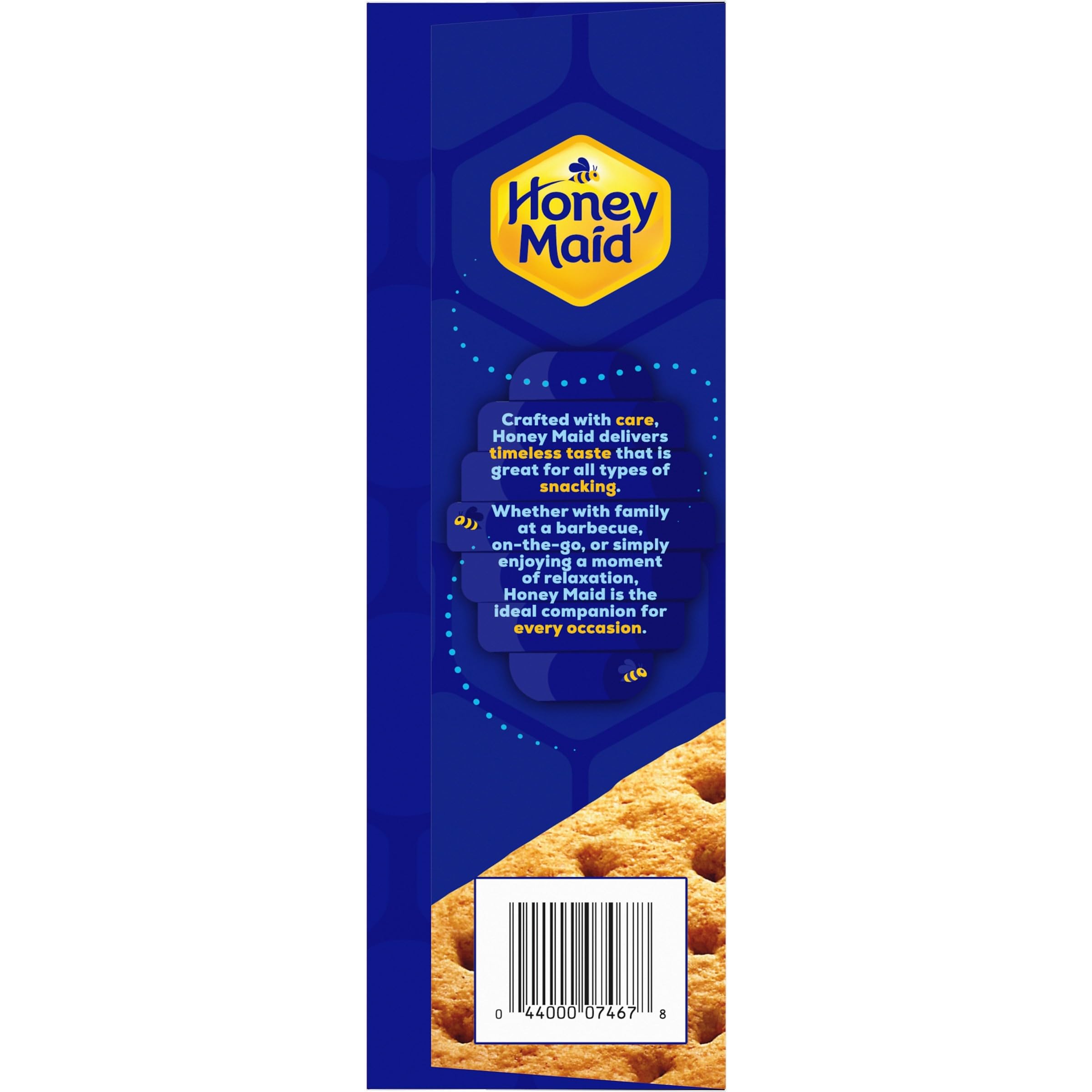 HONEY MAID Graham Crackers - Crunchy Honey Flavored Snacks for Lunch, School, Parties & Camping (28.8 oz Bulk Pack) | Perfect for S'mores, Desserts & Healthy Snacking