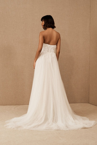 Jenny Yoo Jessilyn Wedding Gown - Elegant A-Line Bridal Dress with Lace Details for Church Ceremony & Formal Events