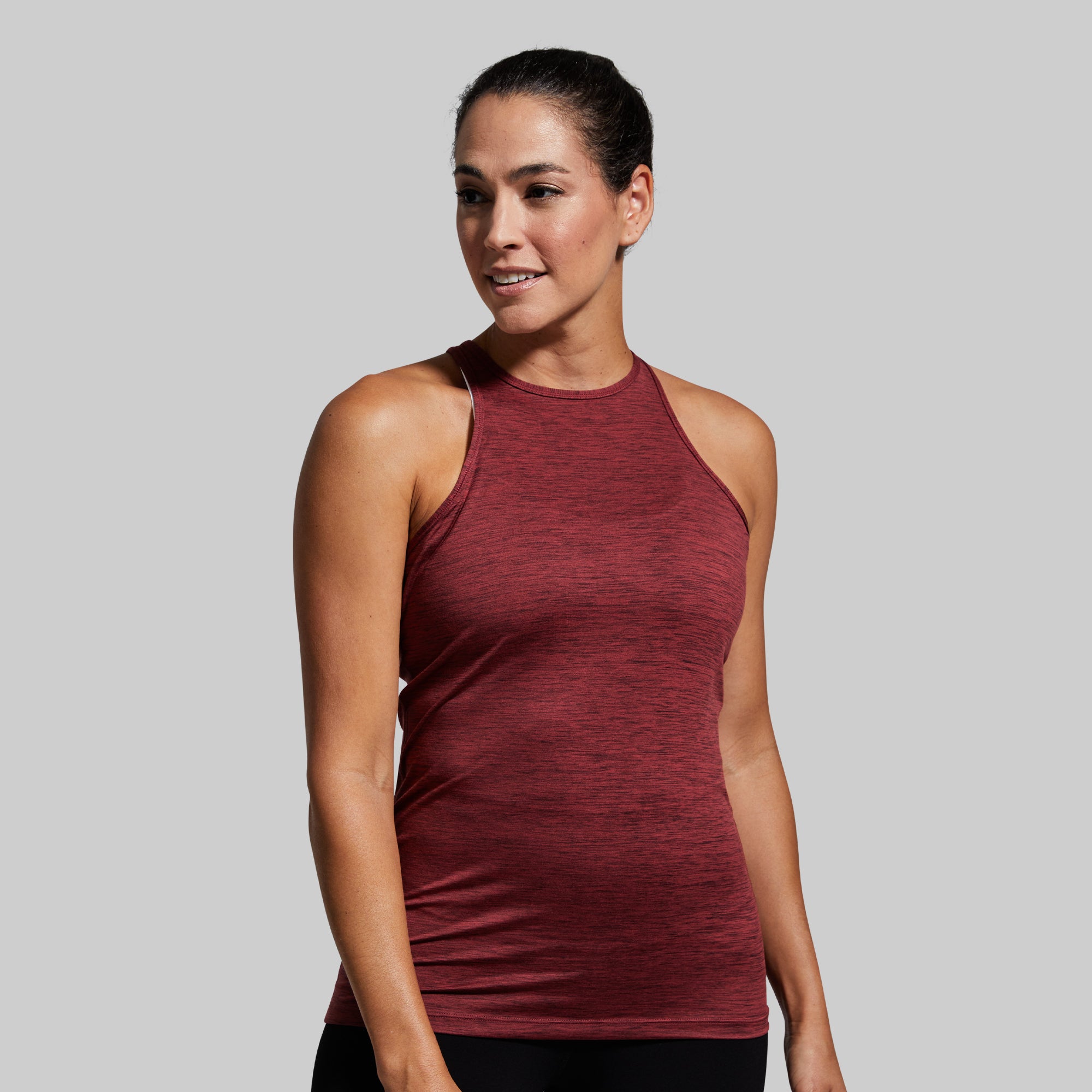 Premium Edge Tank Top for Men - Soft Breathable Maroon Workout Shirt for Gym, Running & Casual Wear