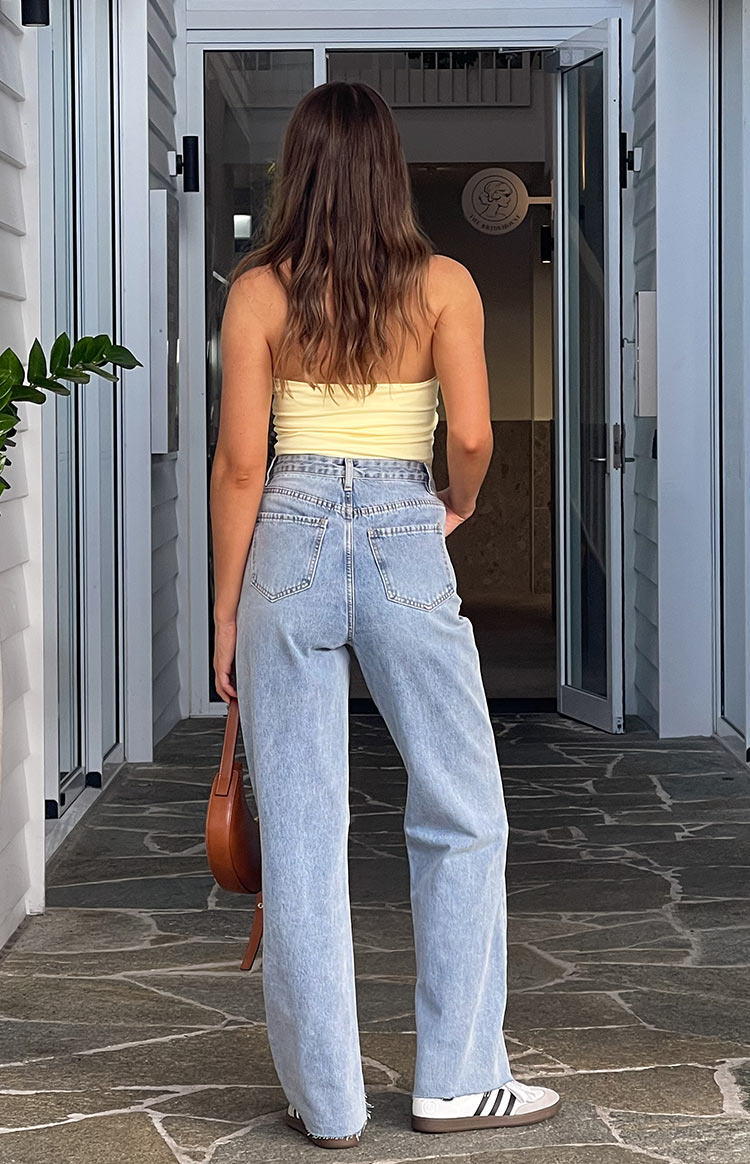 Alex Light Wash Denim Jeans for Women - High Waist Stretch Skinny Jeans - Comfortable & Trendy Casual Pants for Everyday Wear, Work, and Outings