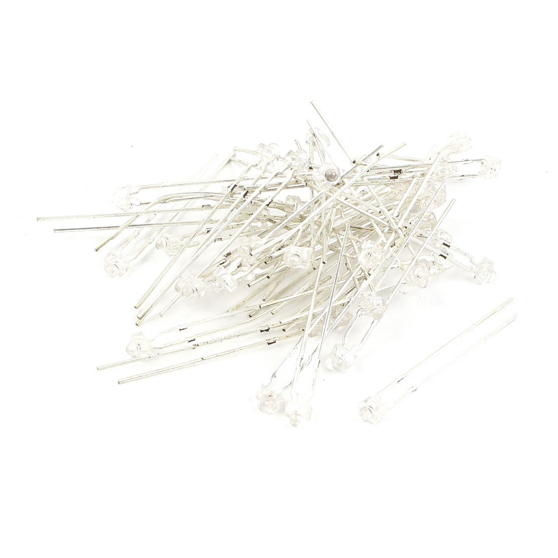 40 Pcs 1.8mm Red LED Light Bulbs - Schottky Diodes for Circuit Boards, DIY Electronics Projects, and Home Lighting Solutions